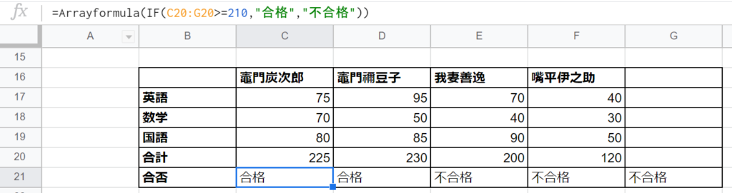 【実例付】Arrayformula関数とは？スプレッドシートで実際の使い方を解説！